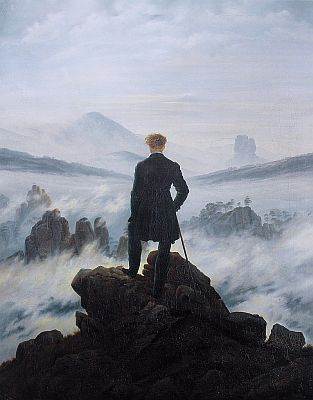 C.D. Friedrich, Wanderer ber dem Nebelmeer