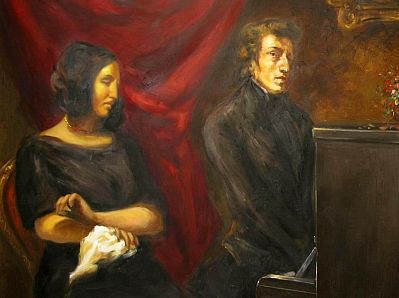 George Sand und Fryderyk Chopin